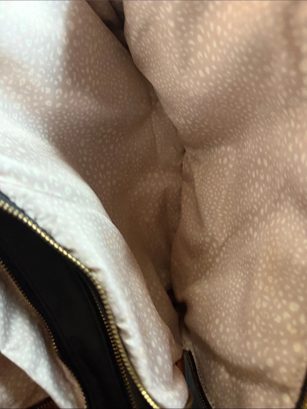 Target Black Shoulder Bag with Gold Zippers
